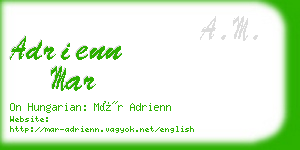 adrienn mar business card